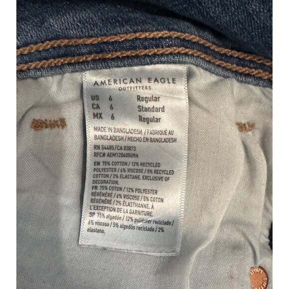 American Eagle Boot Cut Women's Jeans Size 6 Regular - Picture 6 of 6